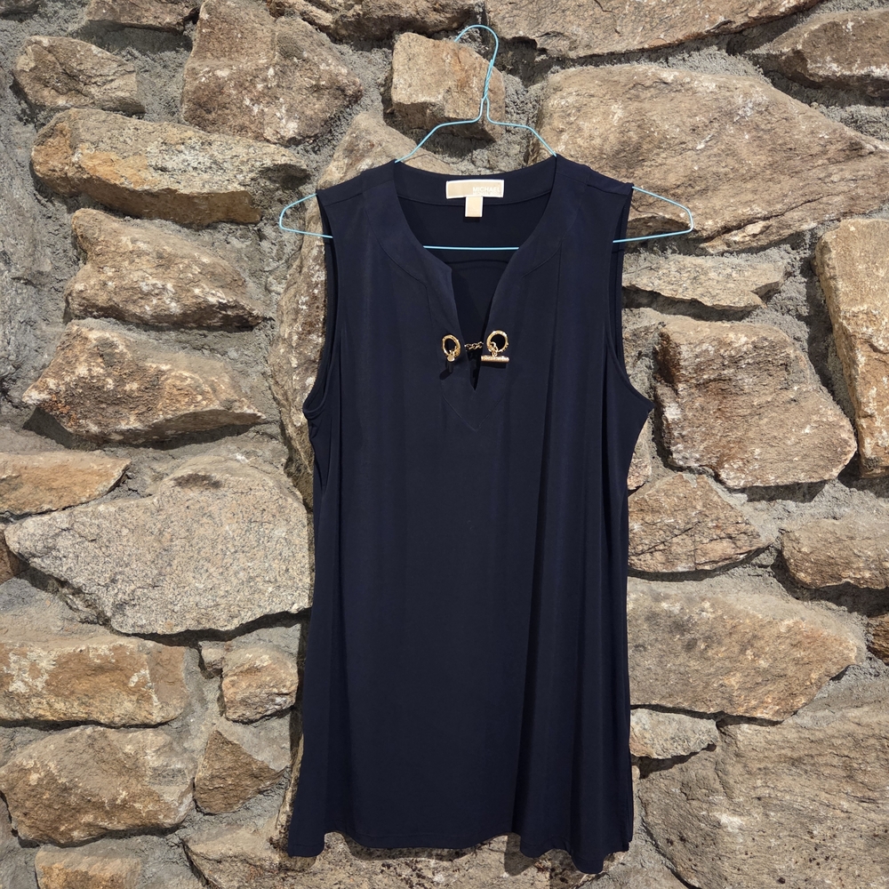 Michael Kors Black Sleeveless Top